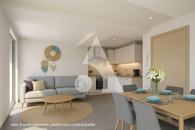 Appartement - 45 m² - 2 pièces