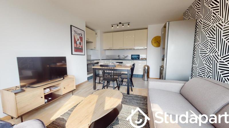 Chambre - 9 m² - 1 pièce