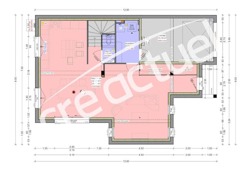 Maison - 113 m² - 4 pièces