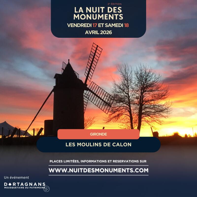 Visite guidée et dégustation sous la voie lactée au Moulin de Calon