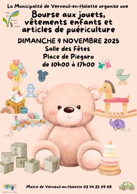 Bourse aux jouets, vêtements enfants et articles de puériculture