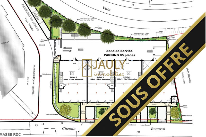 Terrain commercial - 2 101 m²