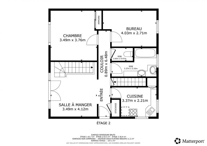 Maison - 85 m² - 5 pièces