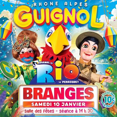 Guignol Rhône Alpes et Rio le majestueux perroquet