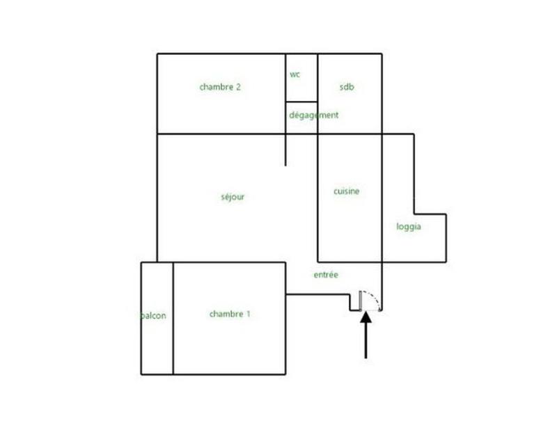 Appartement - 51 m² - 3 pièces