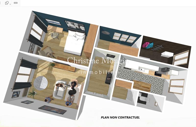 Appartement - 58 m² - 2 pièces