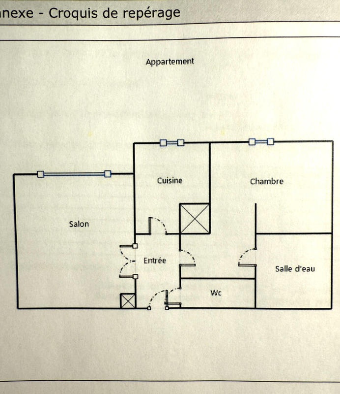 Appartement - 40 m² - 2 pièces