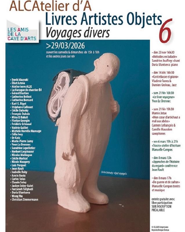 Exposition : Livres artistes objets 6 - Voyages divers