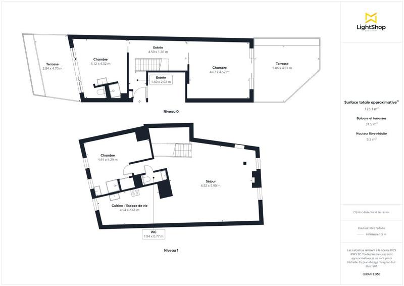 Maison - 118 m² - 4 pièces