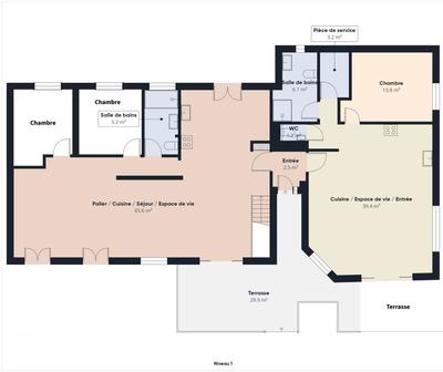 Maison - 215 m² - 7 pièces