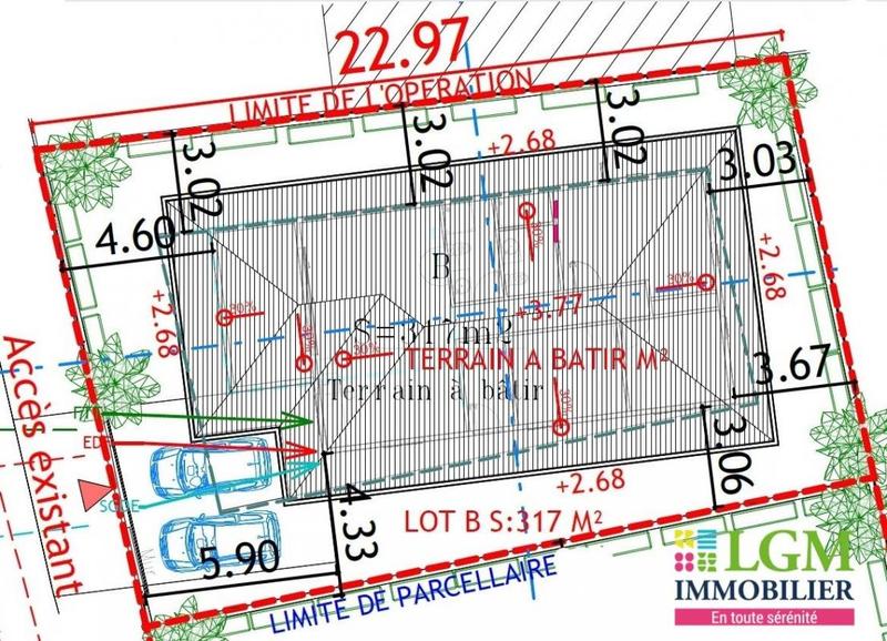 Terrain constructible - 317 m²