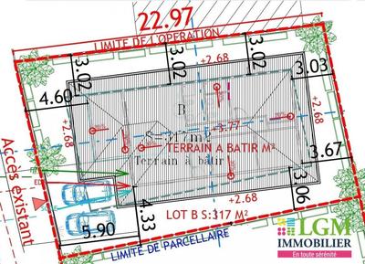 Terrain constructible - 317 m²