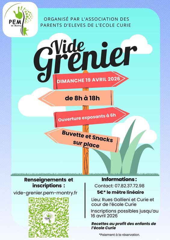 Vide grenier annuel de la pem