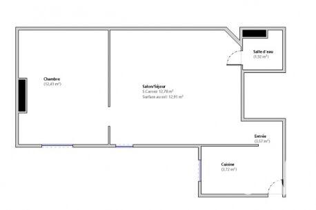 Appartement - 35 m² - 2 pièces