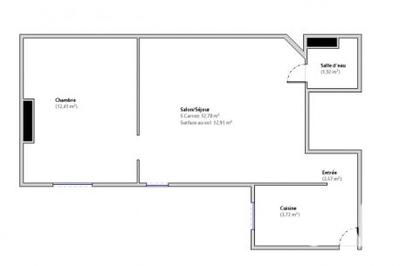 Appartement - 35 m² - 2 pièces