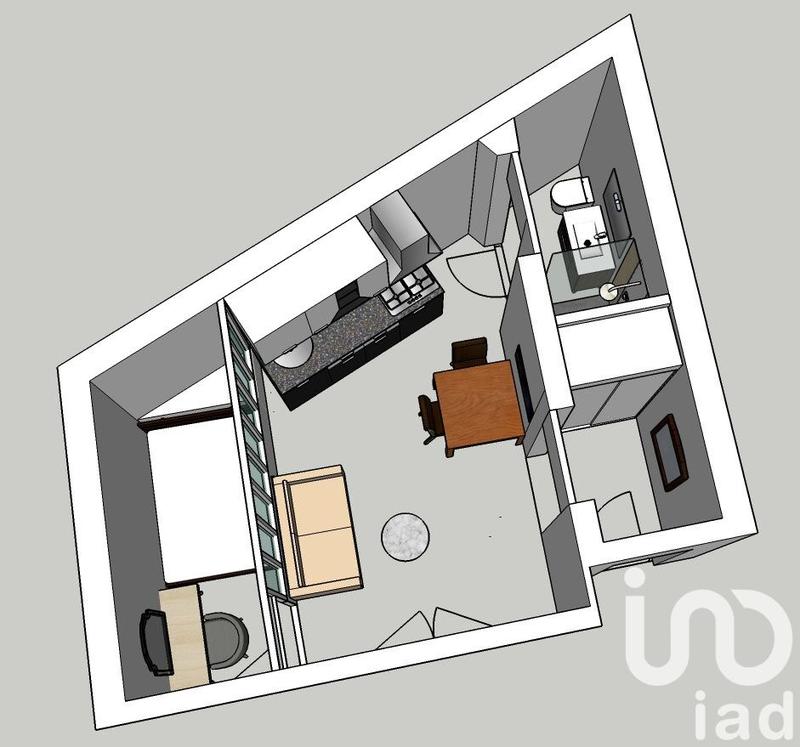 Appartement - 24 m² - 2 pièces