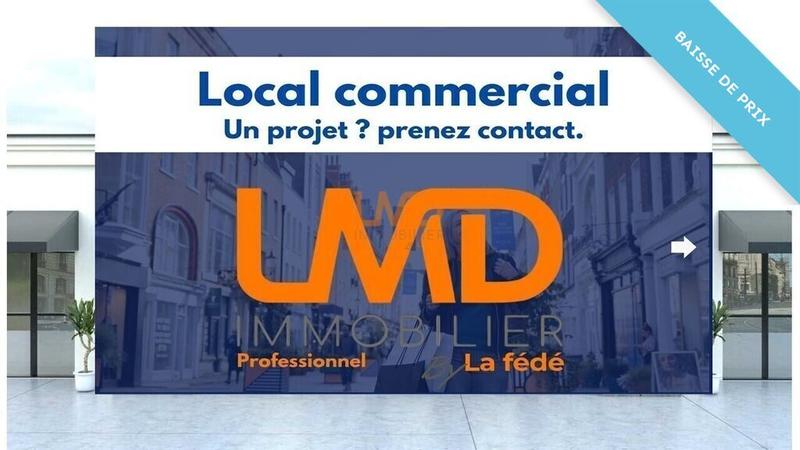 Local commercial - 50 m² - 2 pièces