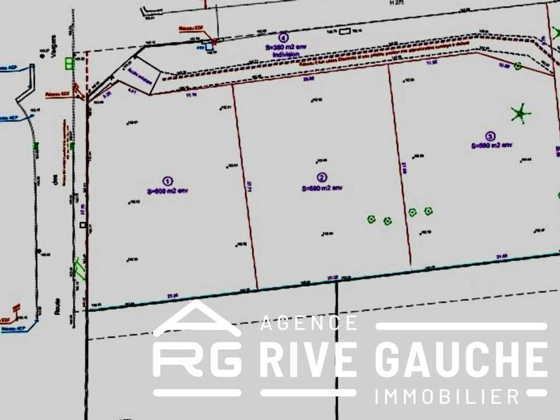 Terrain - 580 m²