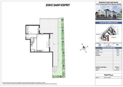 Appartement - 50 m² - 2 pièces