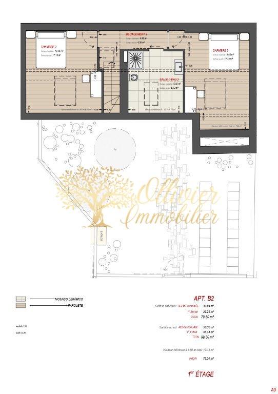 Pavillon - 99 m² - 4 pièces