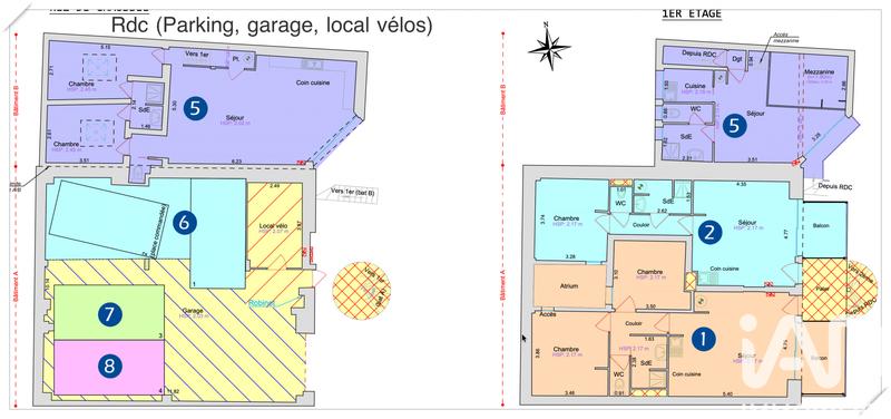 Appartement - 59 m² - 3 pièces