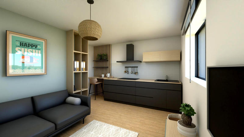 Appartement - 31 m² - 2 pièces