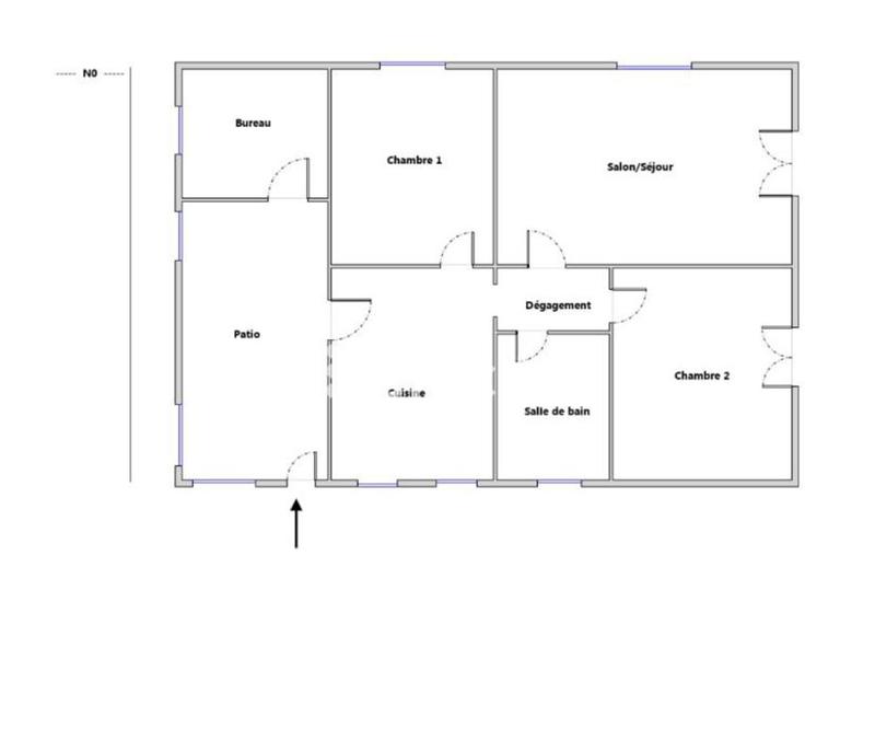 Maison - 105 m² - 4 pièces