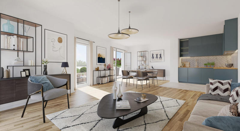 Appartement - 93 m² - 4 pièces