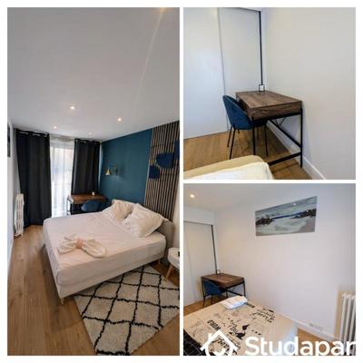 Chambre - 12 m² - 1 pièce