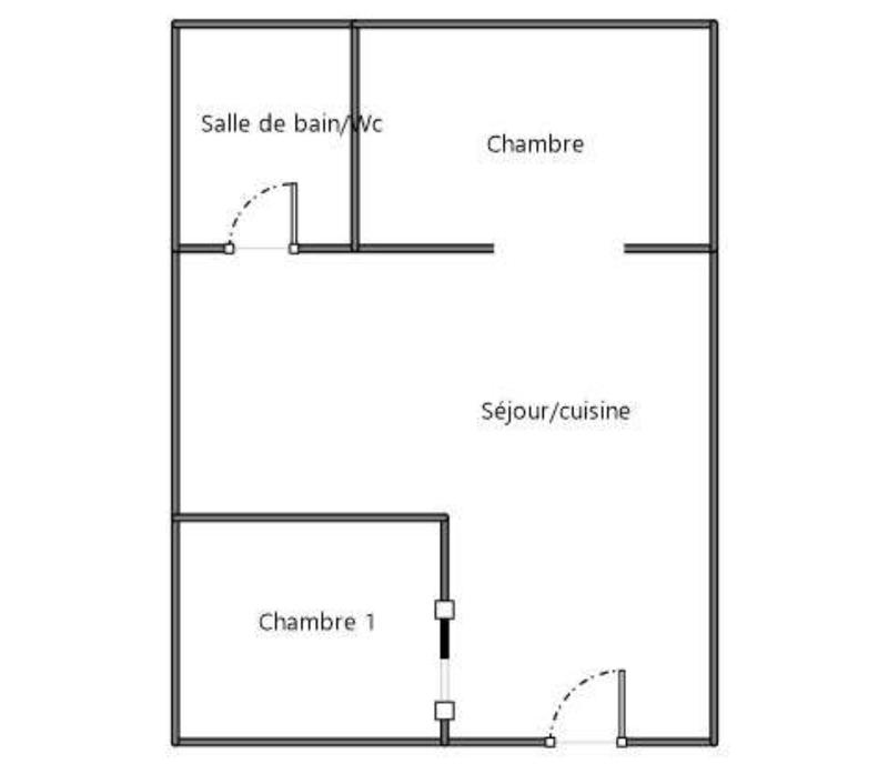 Appartement - 48 m² - 3 pièces