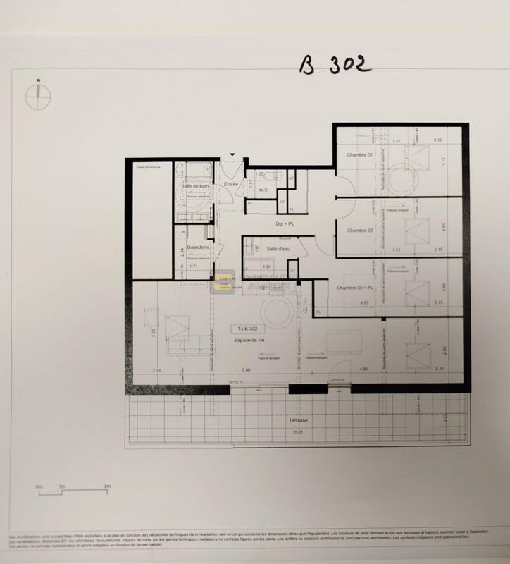 Appartement - 108 m² - 4 pièces