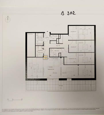 Appartement - 108 m² - 4 pièces