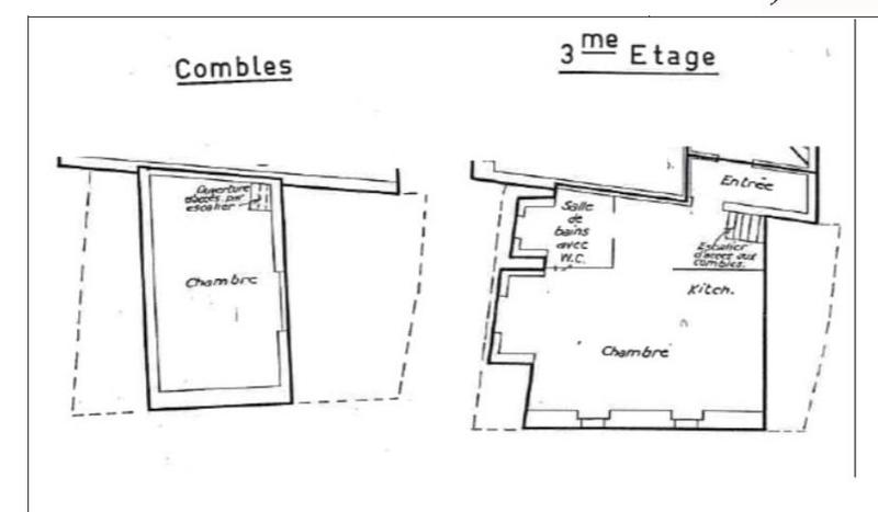 Duplex - 46 m² - 2 pièces