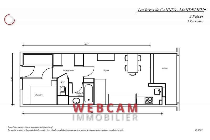 Appartement - 33 m² - 2 pièces
