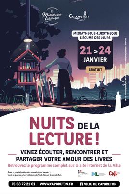 Nuits de la lecture // Médiathèque-ludothèque l'Ecume des jours