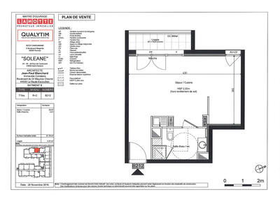 Appartement - 31 m² - 1 pièce