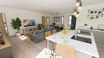 Maison - 104 m² - 5 pièces