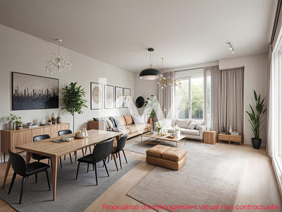 Appartement - 65 m² - 3 pièces