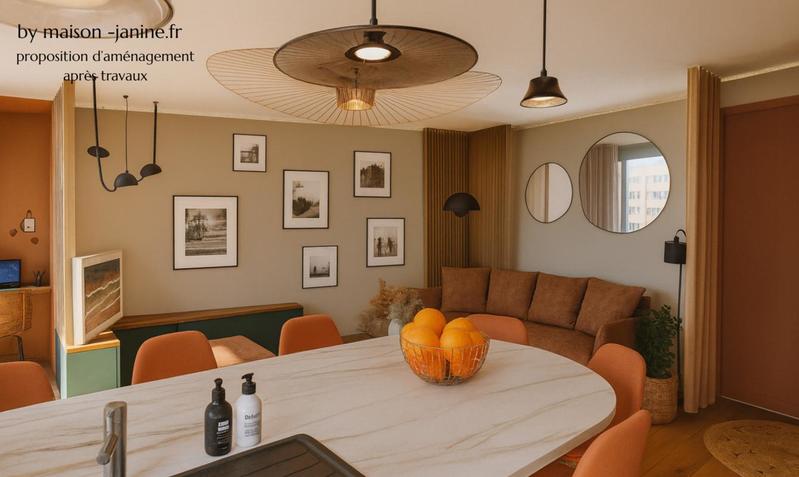 Appartement - 68 m² - 3 pièces