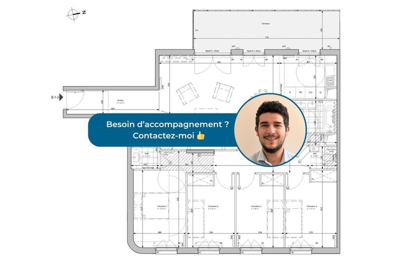 Appartement - 108 m² - 5 pièces