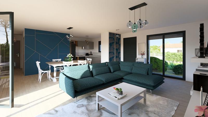 Maison - 90 m² - 5 pièces