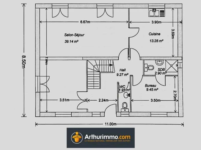 Maison - 148 m² - 7 pièces