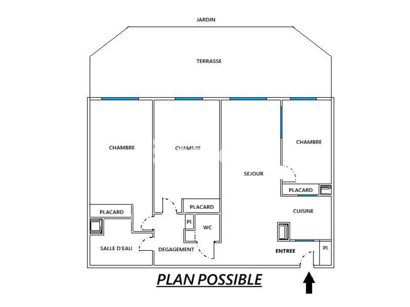 Appartement - 80 m² - 4 pièces