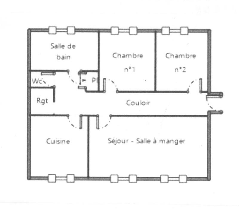 Appartement - 75 m² - 3 pièces