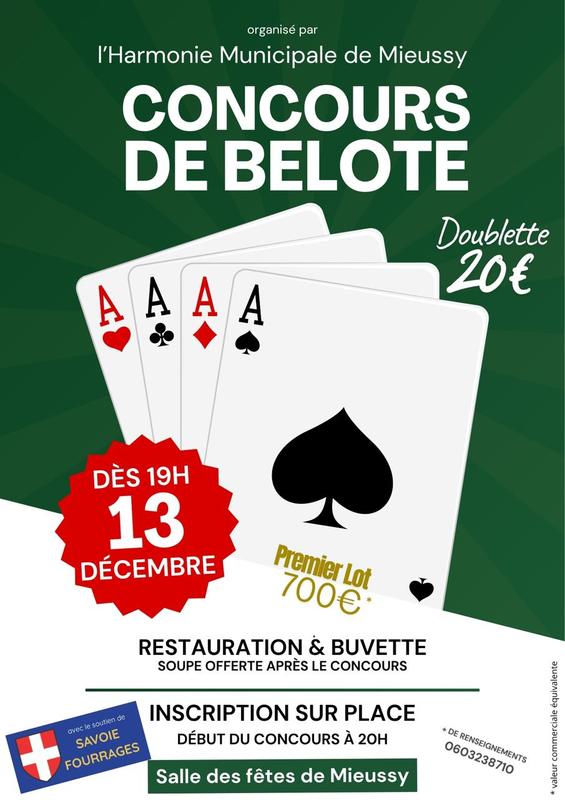 Concours de belote