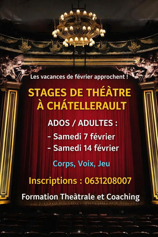 Atelier théâtre vacances février