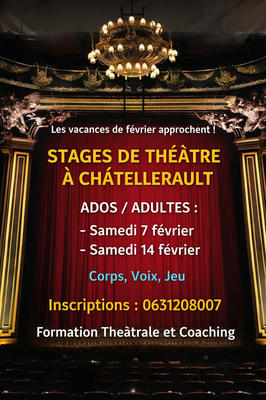 Atelier théâtre vacances février
