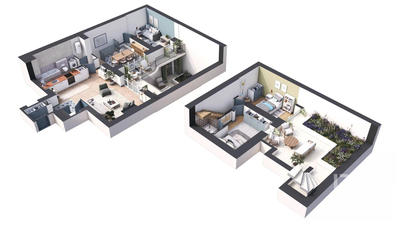 Appartement - 94 m² - 4 pièces