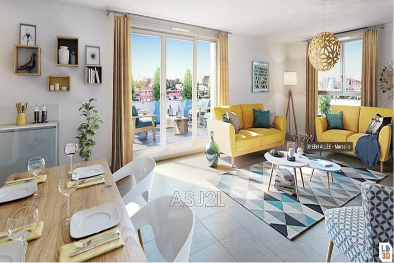 Appartement - 61 m² - 3 pièces