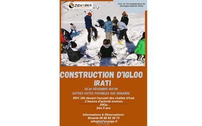 Construction d'igloo